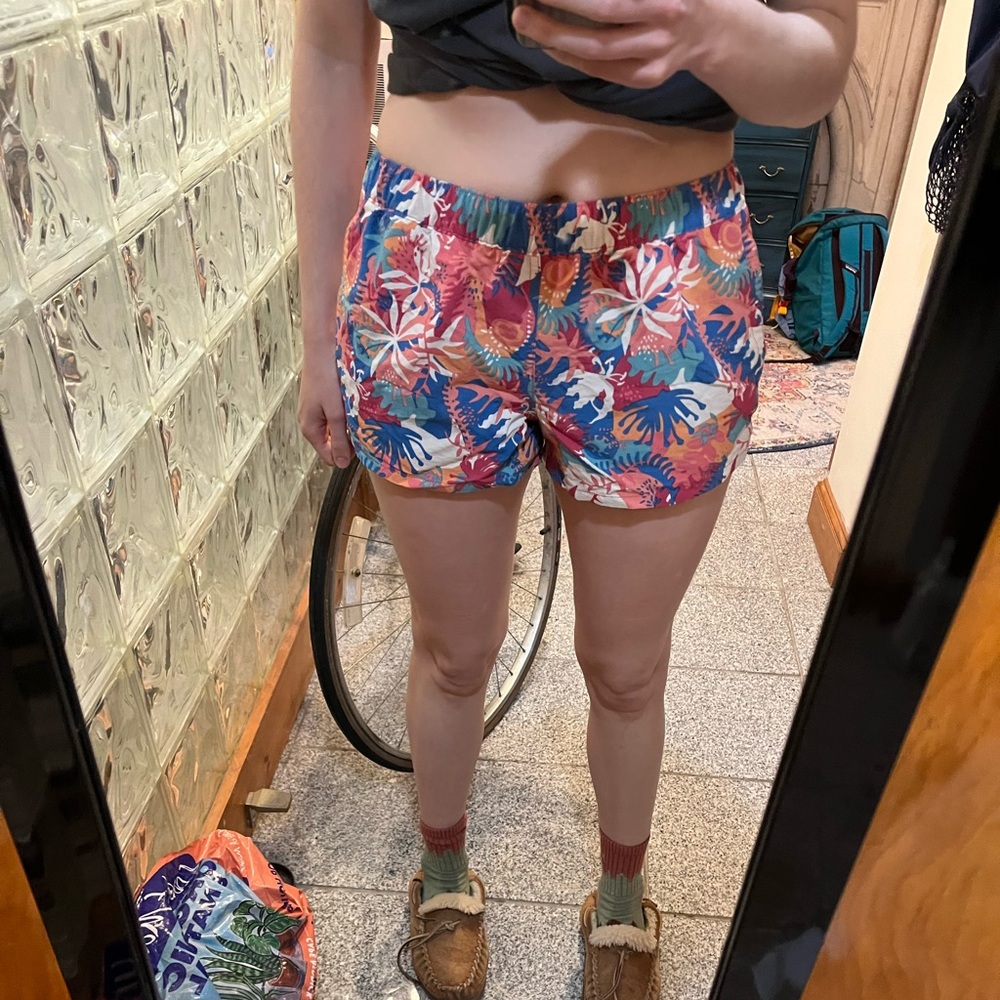 Patagonia Women's Multicolor Tropical Baggies Shorts